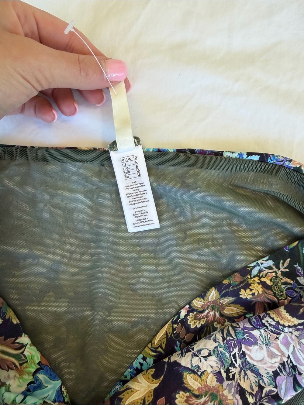 Sea Level Swim Summer Floral Bikini Bottom - Picture 3 of 6